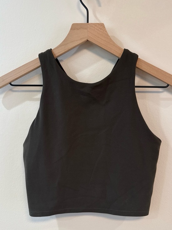 Athleta Tops - Athleta Dark Green Conscious Crop Top EUC